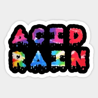 Acid Rain - Rainbow Art Sticker